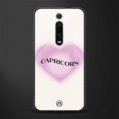 capricorn minimalistic glass case for redmi k20 image
