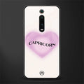capricorn minimalistic glass case for redmi k20 pro image