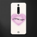 capricorn minimalistic glass case for redmi k20 pro image