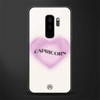 capricorn minimalistic glass case for samsung galaxy s9 plus image