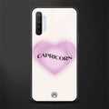 capricorn minimalistic glass case for realme xt image