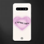 capricorn minimalistic glass case for samsung galaxy s10 plus image