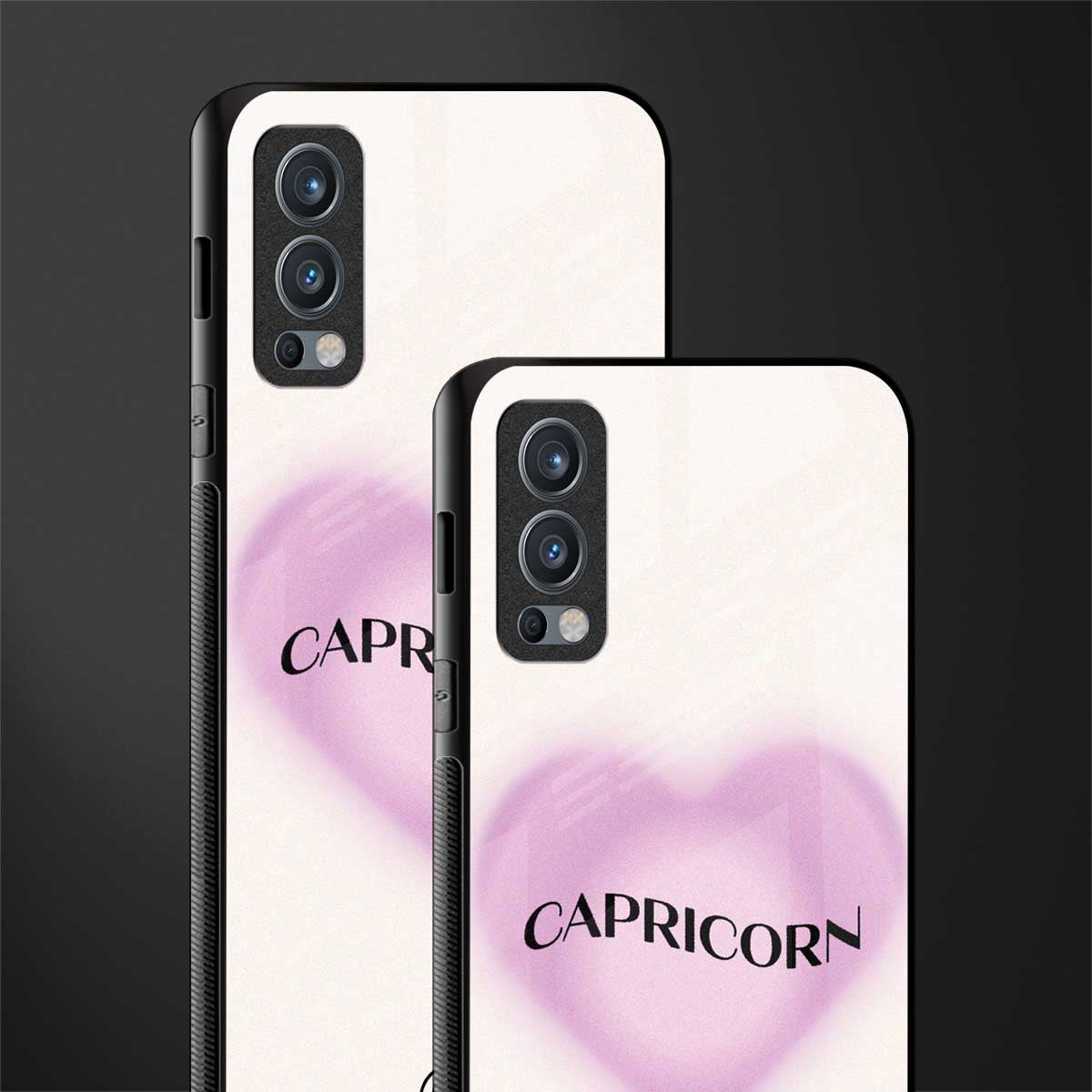 capricorn minimalistic glass case for oneplus nord 2 5g image-2