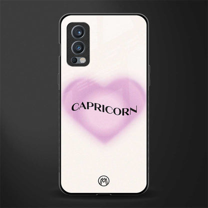 capricorn minimalistic glass case for oneplus nord 2 5g image