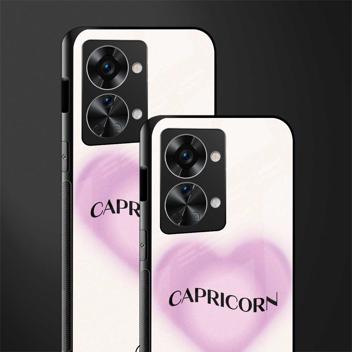 capricorn minimalistic glass case for phone case | glass case for oneplus nord 2t 5g