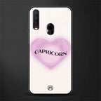 capricorn minimalistic glass case for vivo y12 image