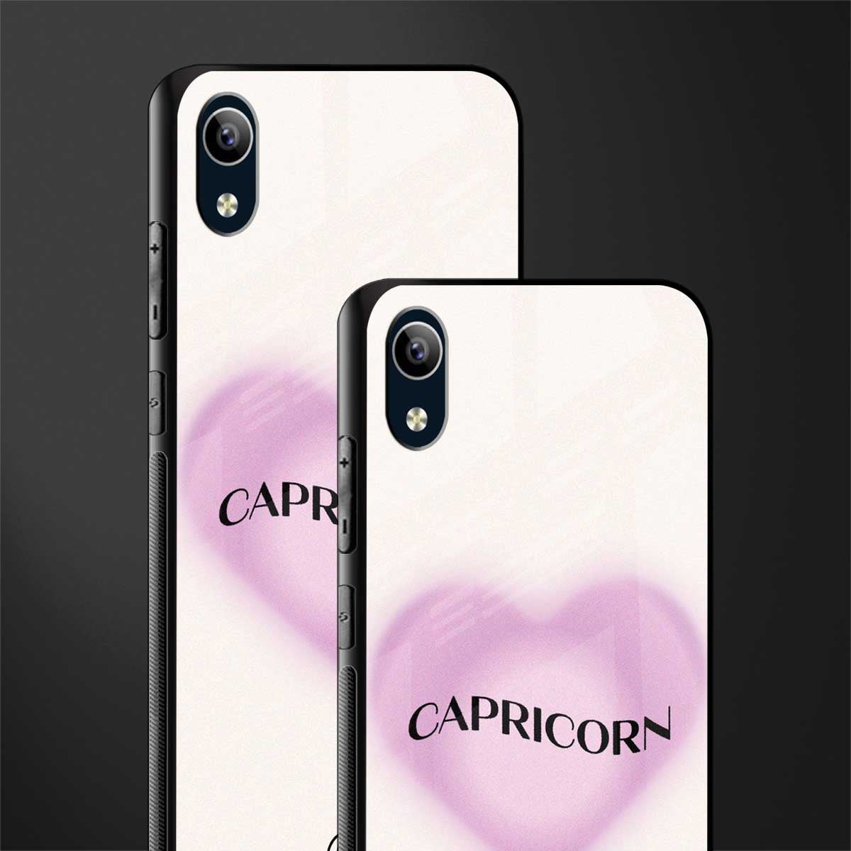 capricorn minimalistic glass case for vivo y1s without fingerprint image-2
