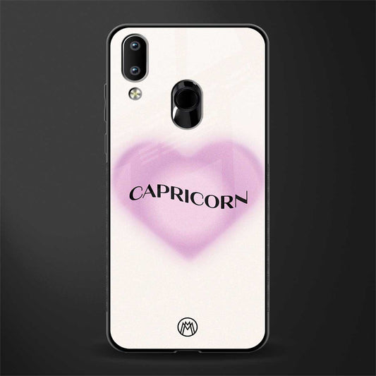 capricorn minimalistic glass case for vivo y91 image