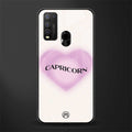 capricorn minimalistic glass case for vivo y50 image