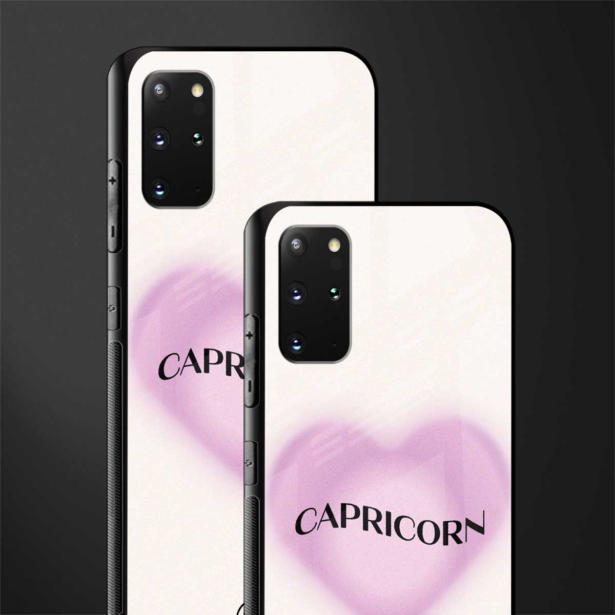 capricorn minimalistic glass case for samsung galaxy s20 plus image-2