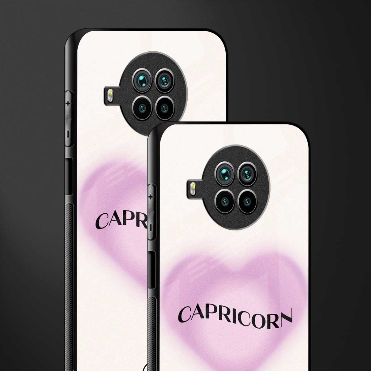 capricorn minimalistic glass case for mi 10i image-2