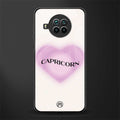 capricorn minimalistic glass case for mi 10i image