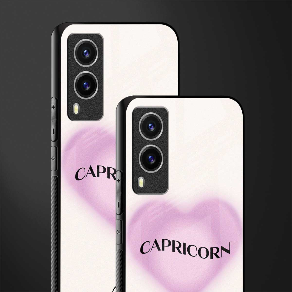 capricorn minimalistic glass case for vivo v21e 5g image-2