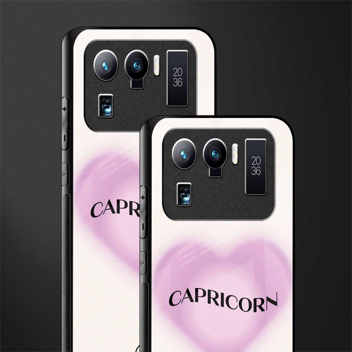 capricorn minimalistic glass case for mi 11 ultra 5g image-2