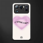 capricorn minimalistic glass case for mi 11 ultra 5g image