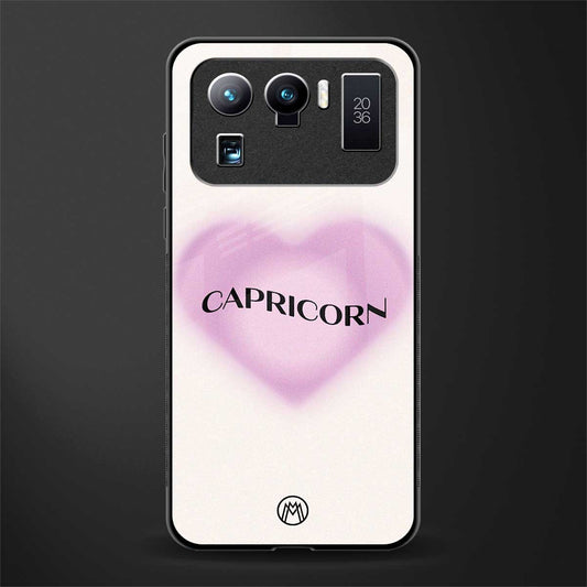 capricorn minimalistic glass case for mi 11 ultra 5g image
