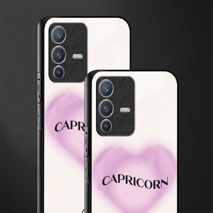 capricorn minimalistic glass case for vivo v23 pro 5g image-2