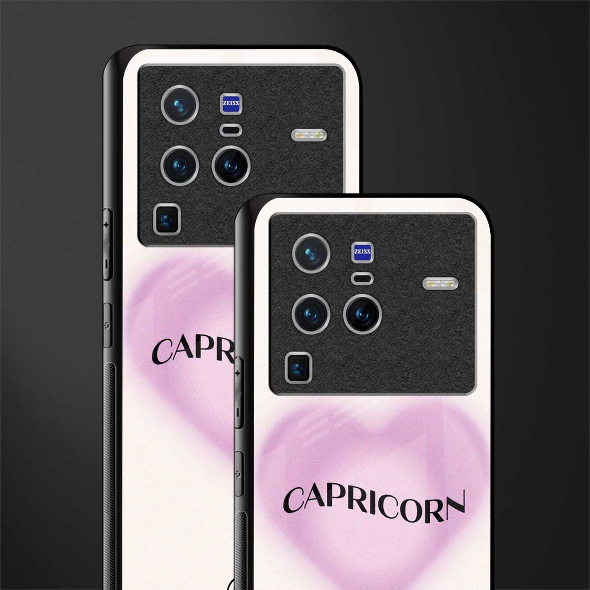 capricorn minimalistic glass case for vivo x80 pro 5g image-2