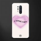 capricorn minimalistic glass case for oneplus 8 pro image