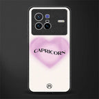 capricorn minimalistic glass case for vivo x80 image