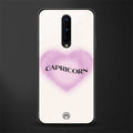 capricorn minimalistic glass case for oneplus 8 image
