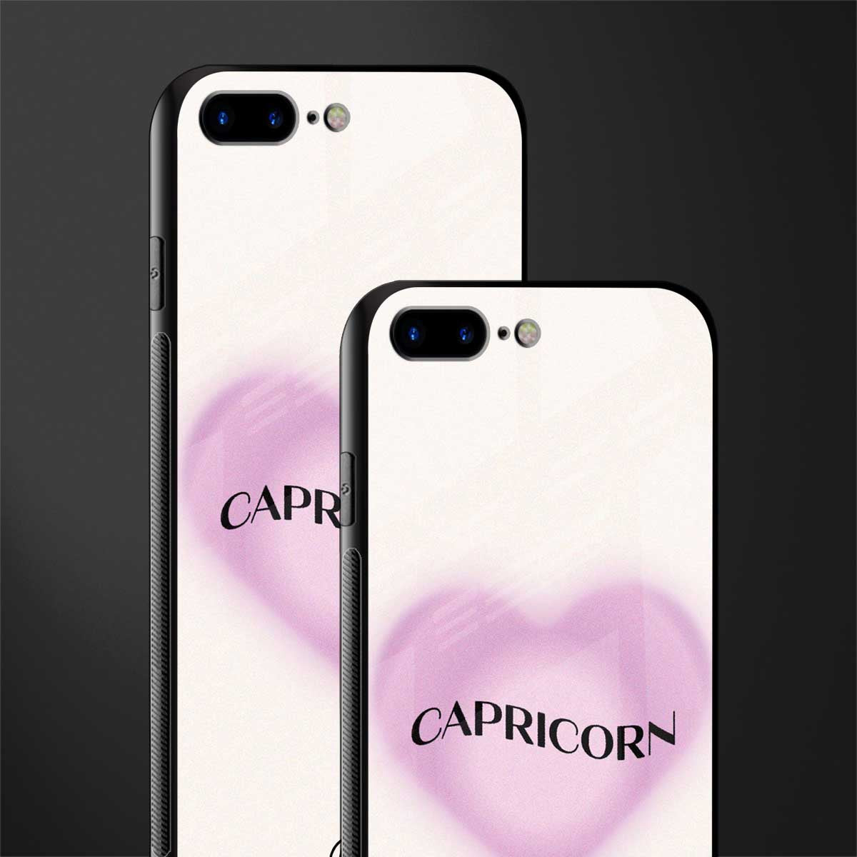 capricorn minimalistic glass case for iphone 7 plus image-2