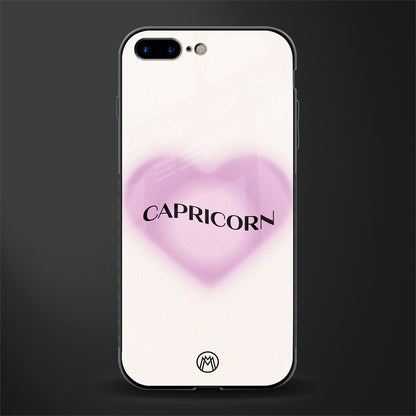 capricorn minimalistic glass case for iphone 8 plus image