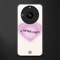 capricorn minimalistic back phone cover | glass case for realme 11 pro 5g