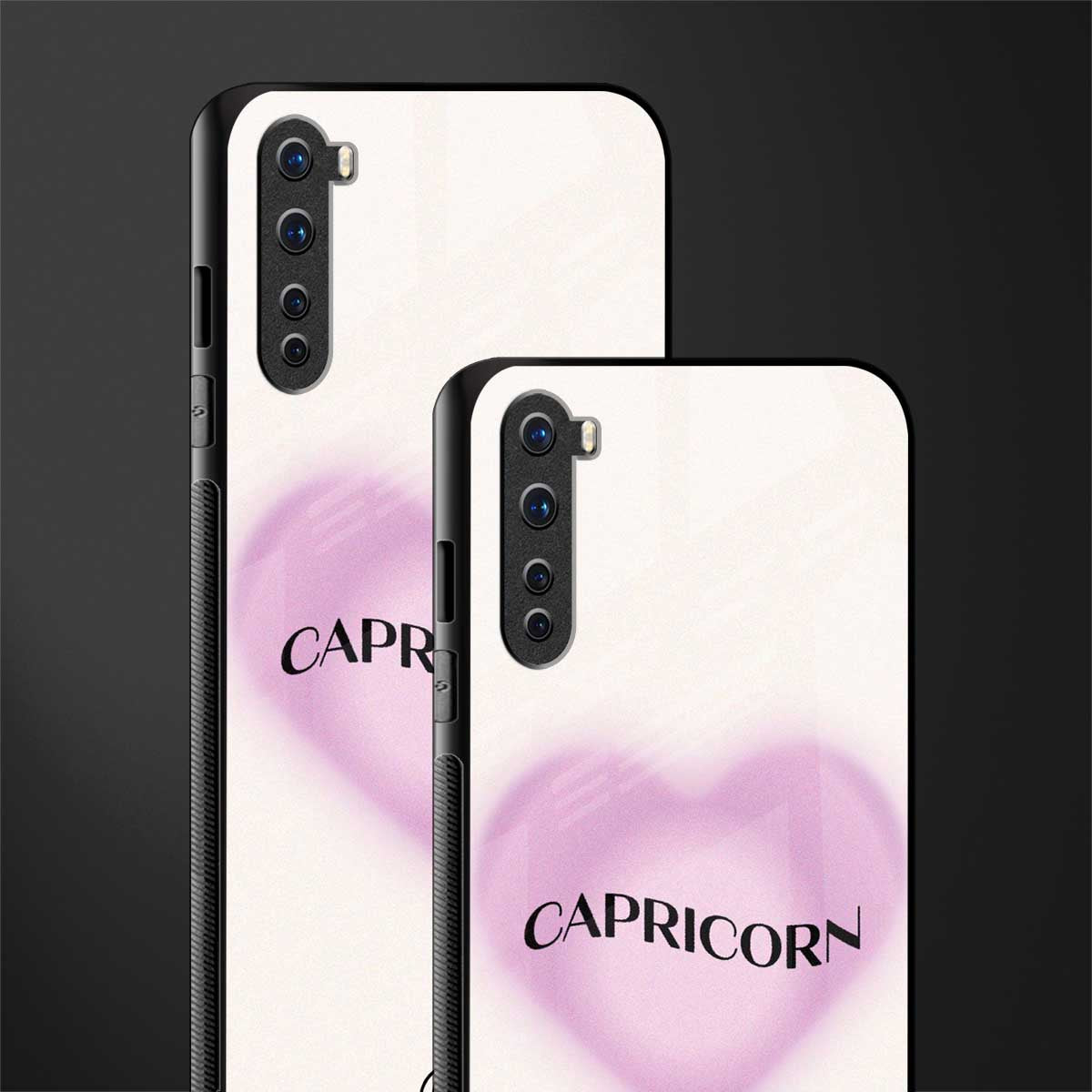 capricorn minimalistic glass case for oneplus nord ac2001 image-2