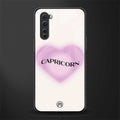 capricorn minimalistic glass case for oneplus nord ac2001 image