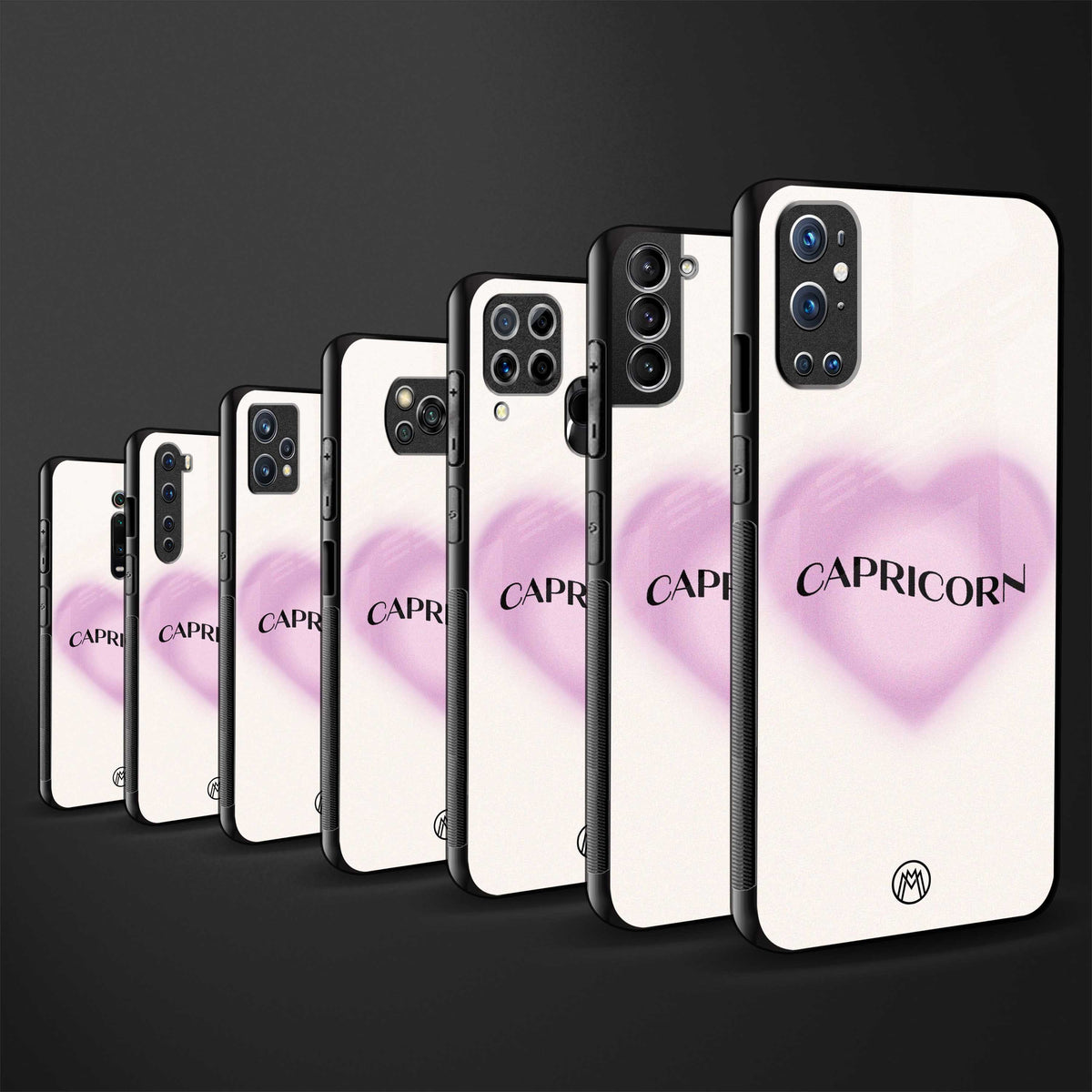 capricorn minimalistic glass case for oppo reno7 5g image-3