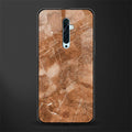 caramel brown marble glass case for oppo reno 2f image