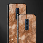 caramel brown marble glass case for vivo v17 pro image-2