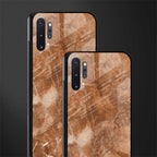 caramel brown marble glass case for samsung galaxy note 10 plus image-2