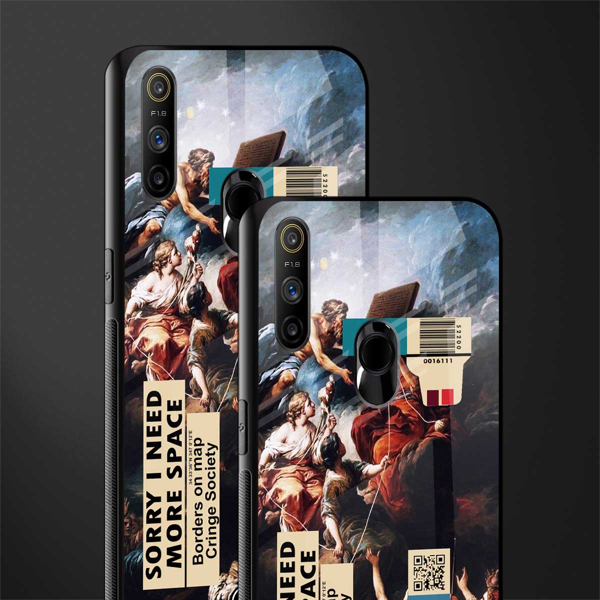 carlevanloo glass case for realme narzo 20a image-2