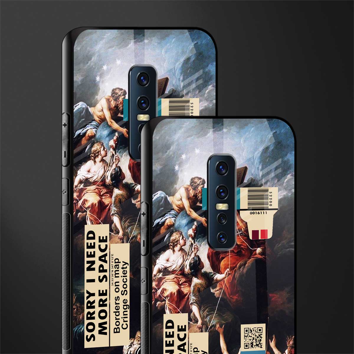 carlevanloo glass case for vivo v17 pro image-2