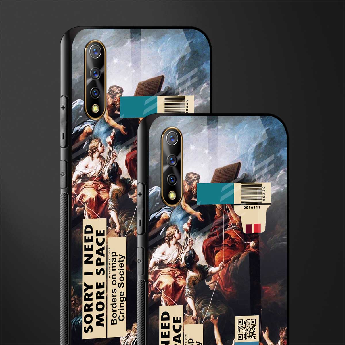 carlevanloo glass case for vivo s1 image-2
