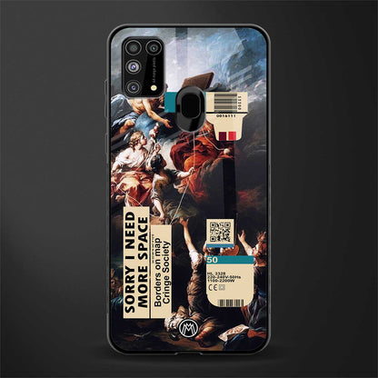 carlevanloo glass case for samsung galaxy m31 image