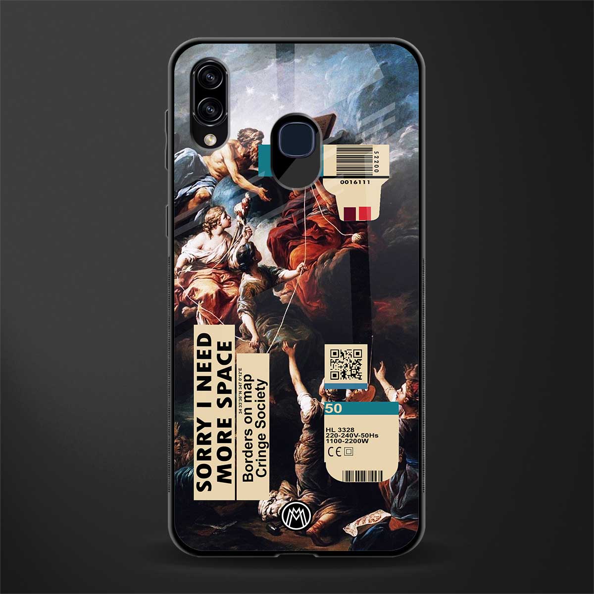 carlevanloo glass case for samsung galaxy a30 image