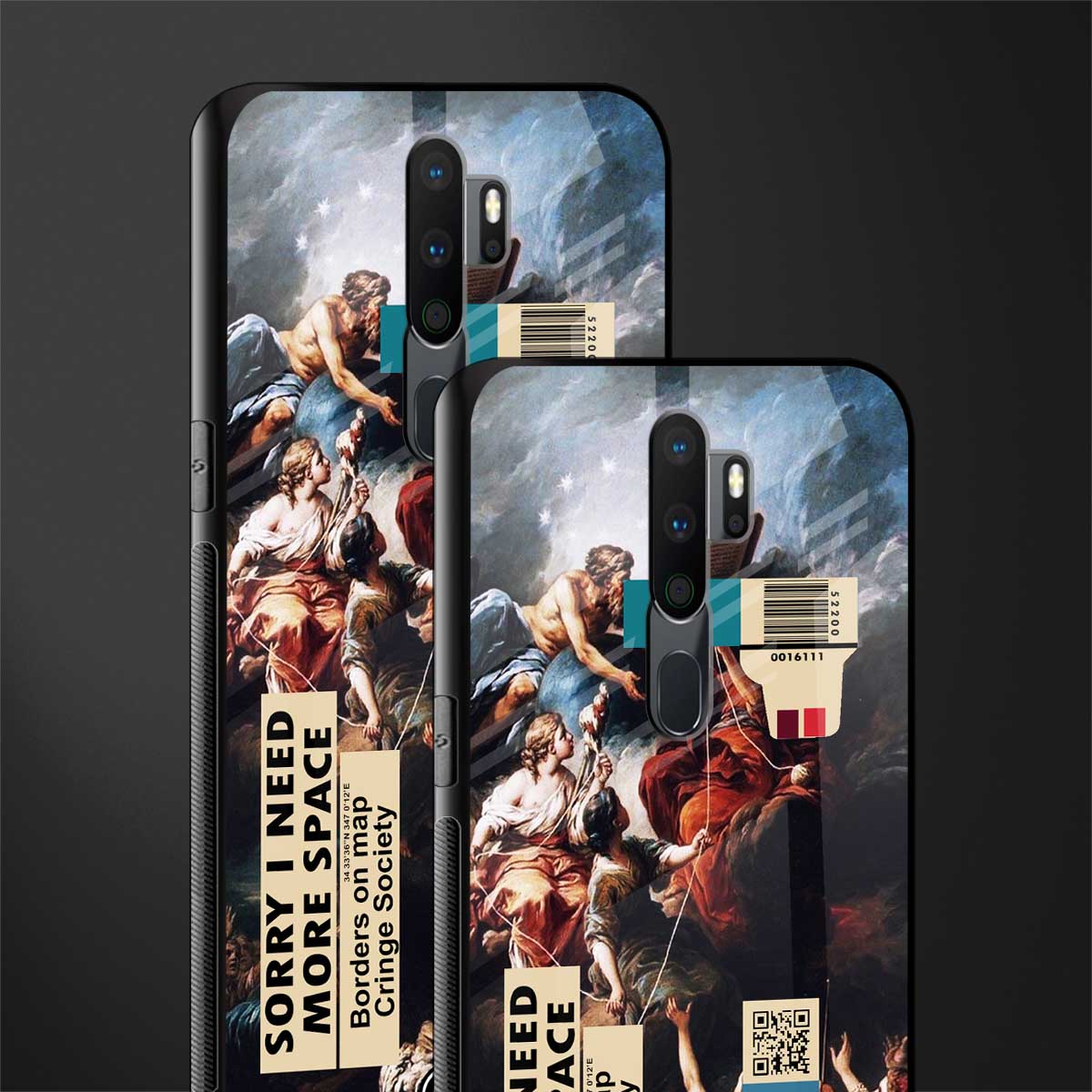 carlevanloo glass case for oppo a5 2020 image-2
