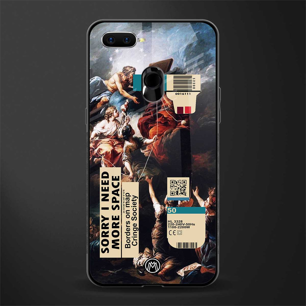 carlevanloo glass case for oppo a7 image