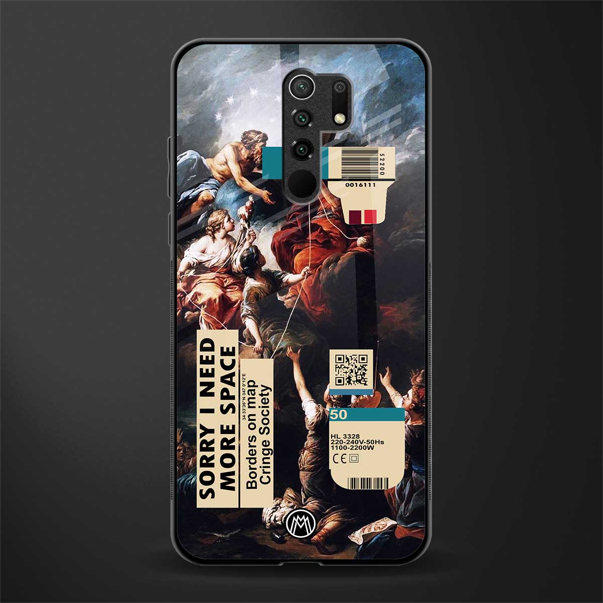 carlevanloo glass case for poco m2 image