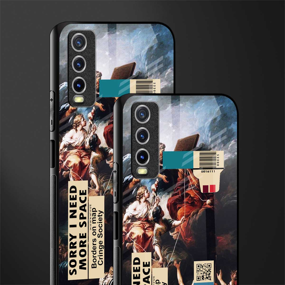 carlevanloo glass case for vivo y20i vivo y20t image-2