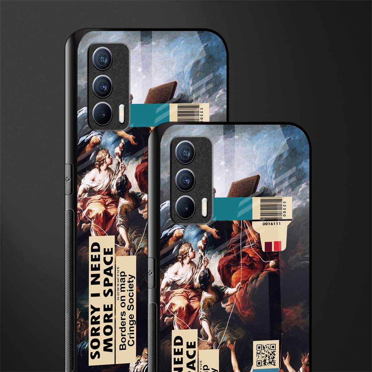 carlevanloo glass case for realme x7 image-2