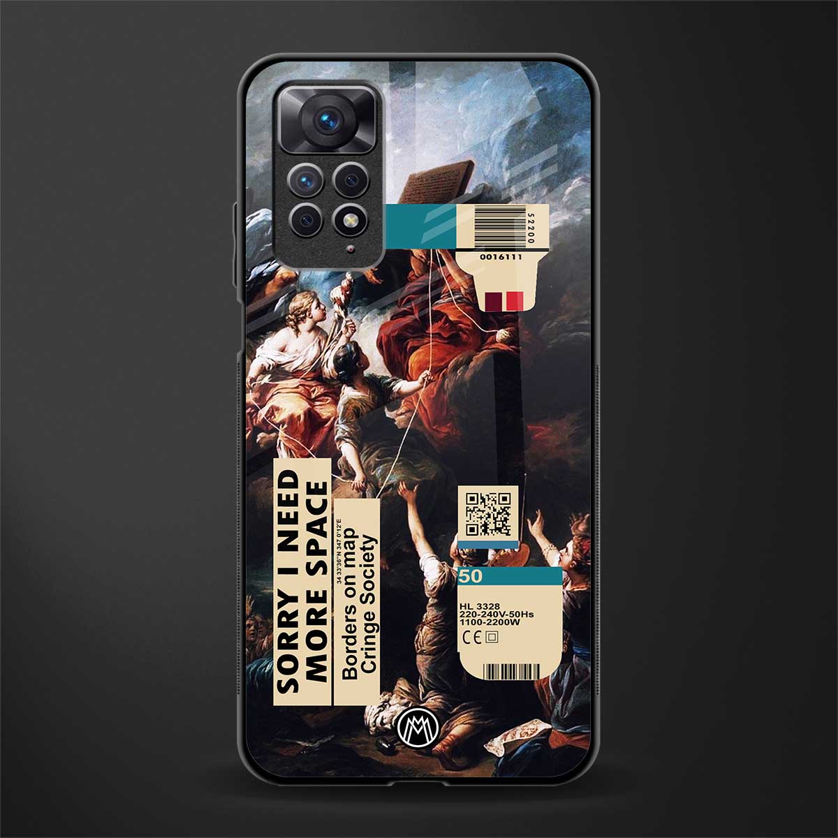 carlevanloo back phone cover | glass case for redmi note 11 pro plus 4g/5g