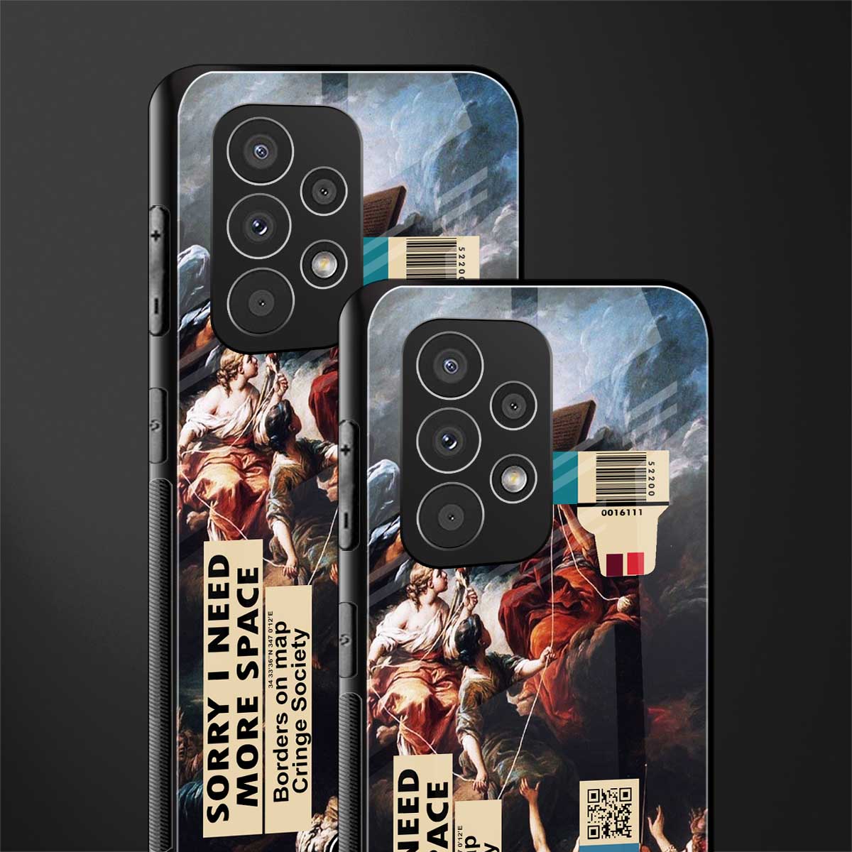 carlevanloo back phone cover | glass case for samsung galaxy a73 5g