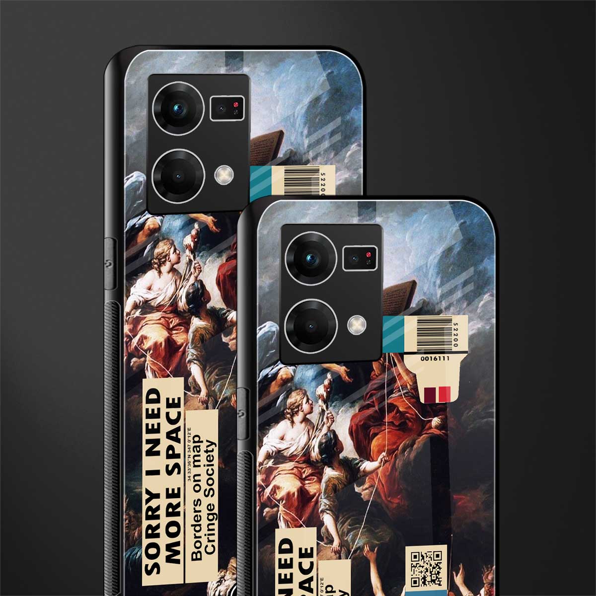 carlevanloo back phone cover | glass case for oppo f21 pro 4g