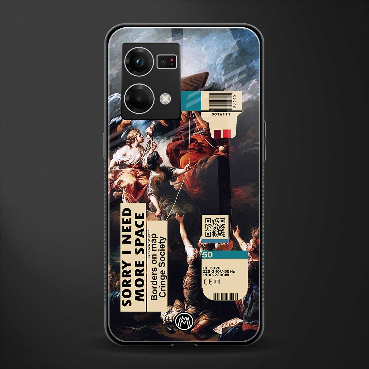 carlevanloo back phone cover | glass case for oppo f21 pro 4g