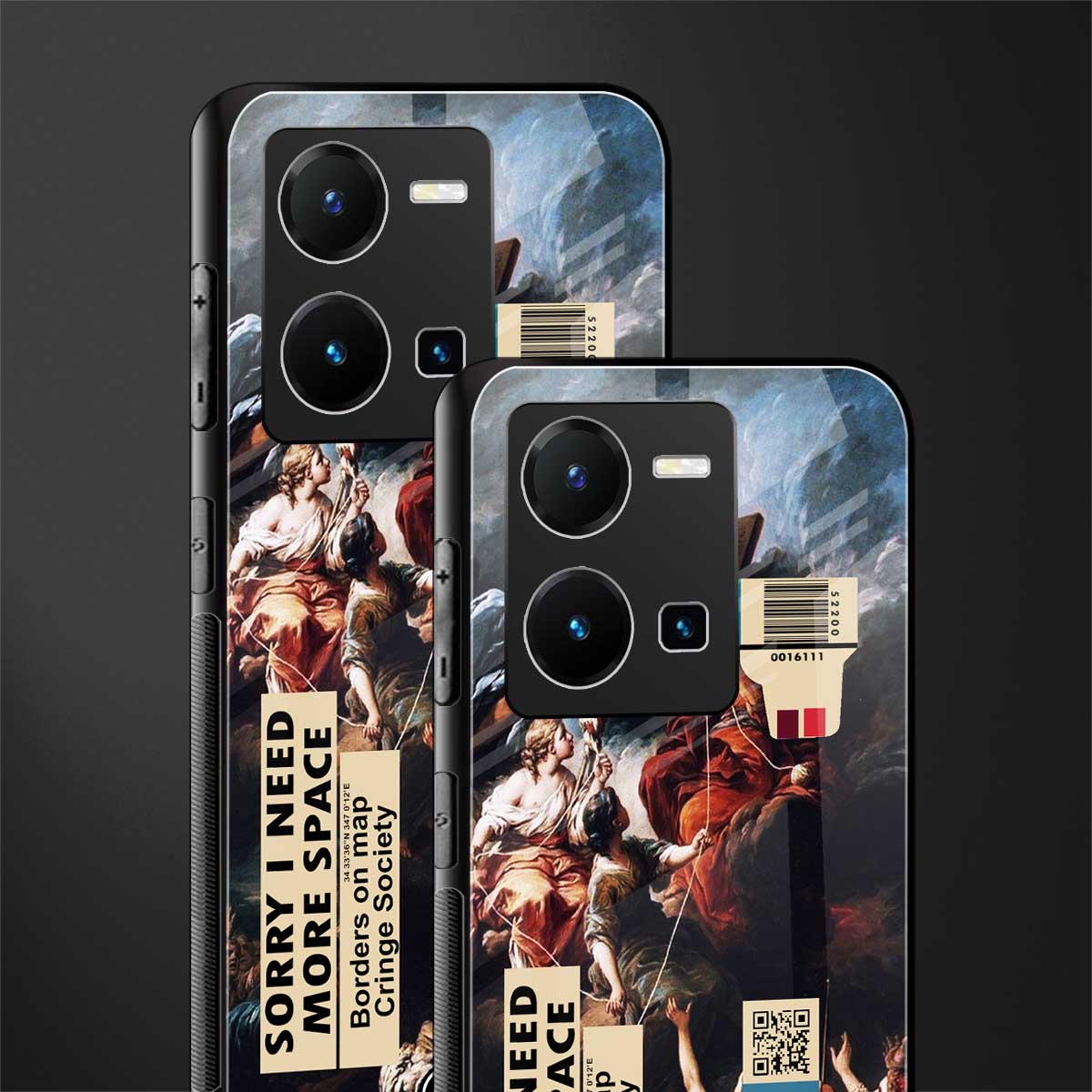 carlevanloo back phone cover | glass case for vivo y35 4g