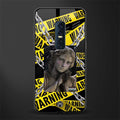 caution glass case for vivo v17 pro image